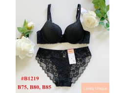 BỘ LOVELY B1219 -  MÀU ĐEN